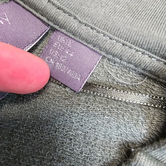 Sweaty Betty Green After Class Relaxed Athletic Crop Hoodie Womens US 12 V-Neck - Picture 7 of 7